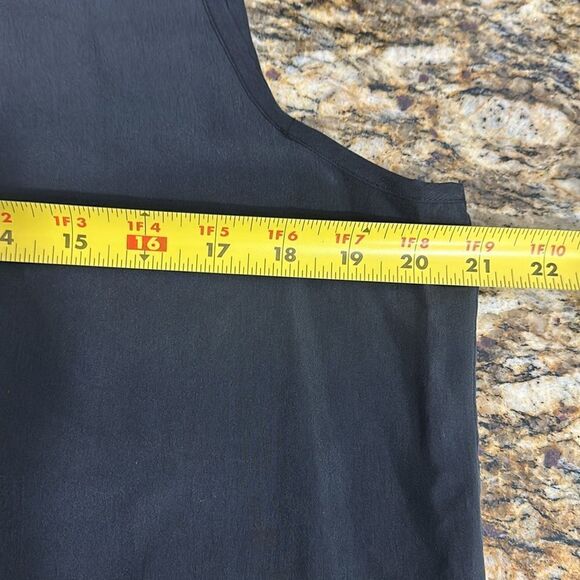 Lauren Sara Classics Vintage Silk Black Round Neck Tank Top Size M - Picture 5 of 6